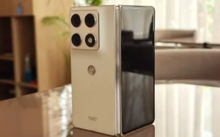Motorola Razr and Moto G smartphones featuring carrier-specific promotional pricing and plan details.