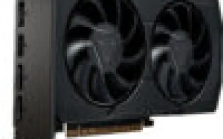 The AMD Radeon RX 7600 8GB graphics card features RDNA3 architecture and AV1 encoding for creator workflows.