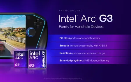 The Intel Arc G3 CPU family features the Arc B390 integrated graphics processor for handheld gaming PCs.