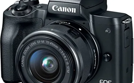 A lineup of prosumer mirrorless camera bodies and lenses arranged for review.