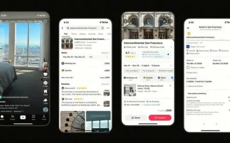 The graphic displays the TikTok GO logo alongside icons representing travel planning and local commerce.
