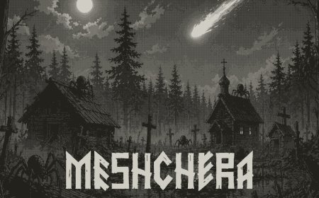 Meshchera: An Atmospheric Match-Three Puzzle Game for Playdate