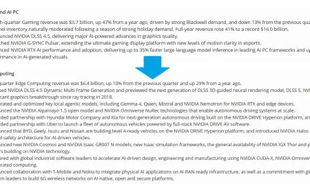 NVIDIA reclassified GeForce RTX gaming GPU revenue to the Edge Computing segment in its latest quarterly financial report.