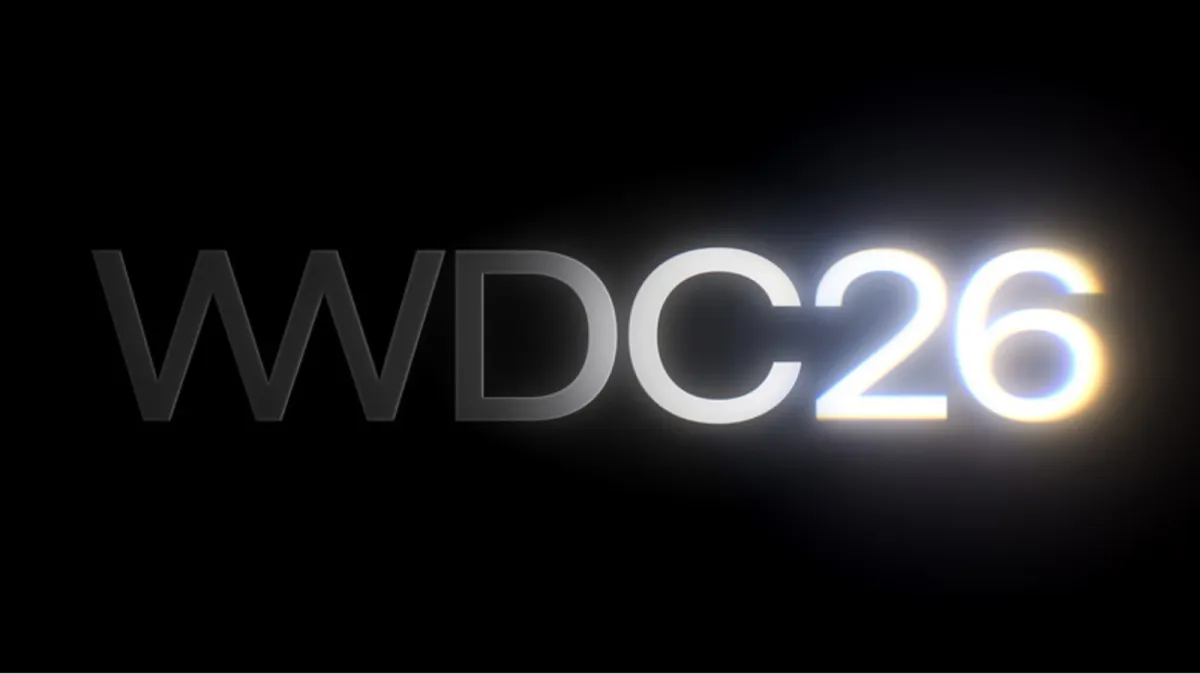 Apple presents its WWDC 2026 keynote stage with a focus on artificial intelligence and leadership transition.