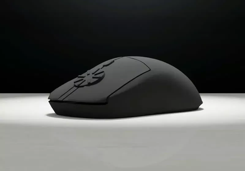 Airra Labs Rotary Mouse featuring a rotating dial that replaces the traditional scroll wheel for ergonomic navigation.