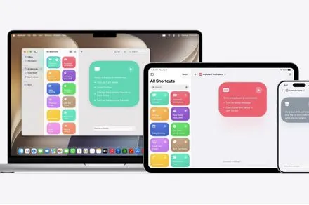 iOS 27 Shortcuts interface demonstrating plain language automation setup