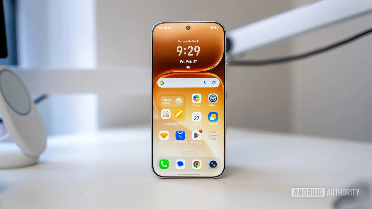 Smartphone screen displaying Honor's virtual permissions interface with dummy data toggles.