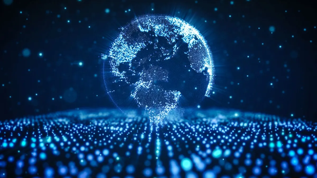 A stylized United Kingdom map shows digital network lines connecting server icons to illustrate data sovereignty.