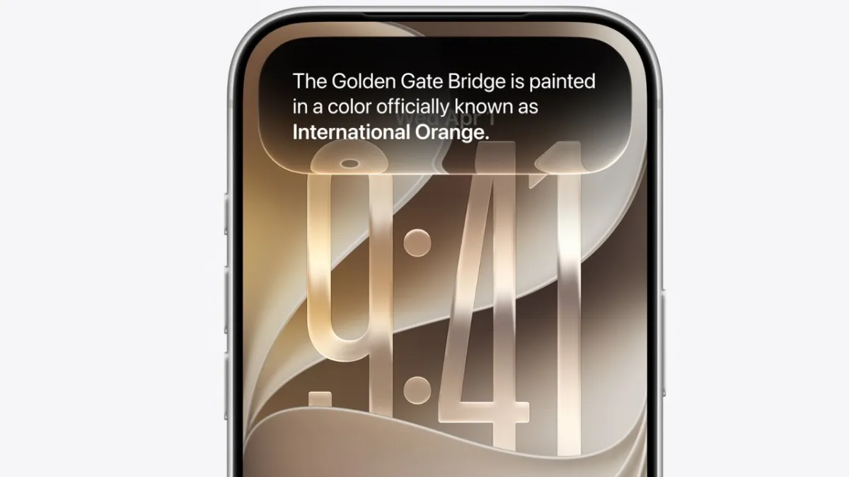 Apple devices display the Apple Intelligence interface during a software update rollout.
