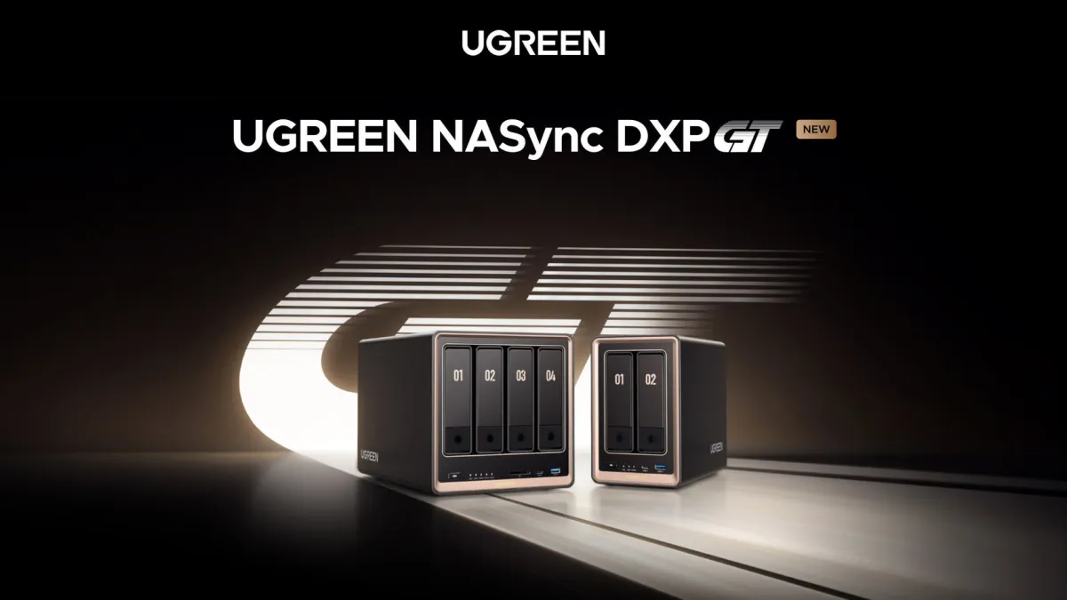 Ugreen NASync DXP GT network-attached storage device with multiple drive bays