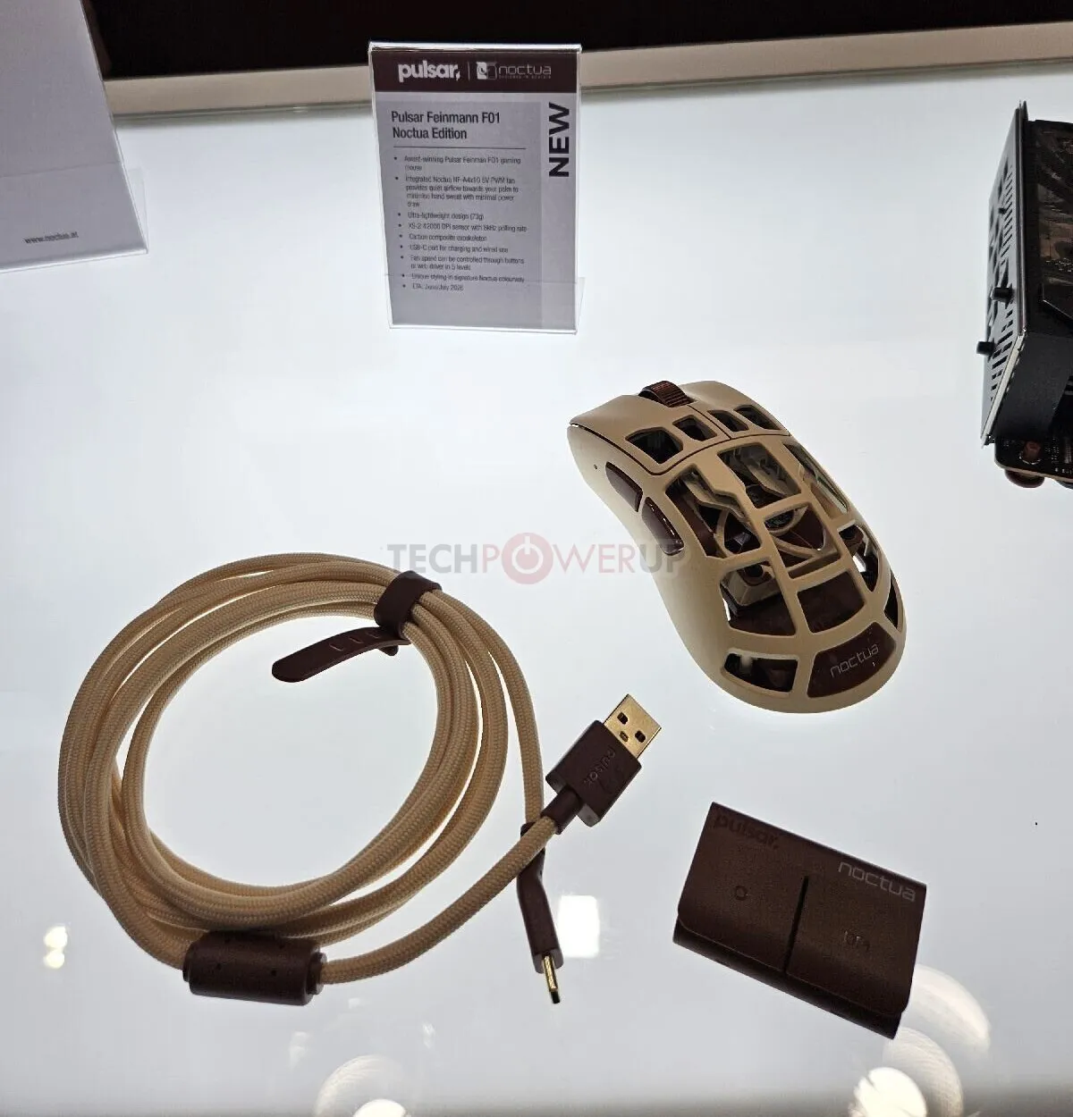 Joint products from Noctua, Thermal Grizzly, Pulsar Gaming, and Seasonic displayed at Computex 2026
