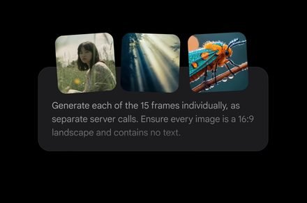 The interface displays a conversational prompt box within a digital image editing workspace.