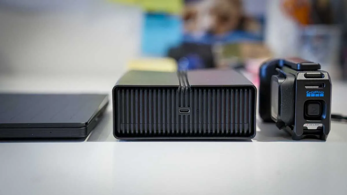 The Seagate FireCuda X Vault desktop storage drive features a bus-powered USB-C interface.