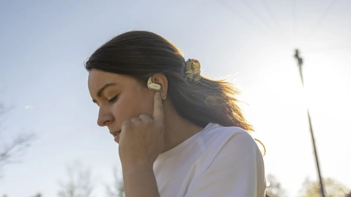 Shokz smart glasses and open-ear hearing assistance devices