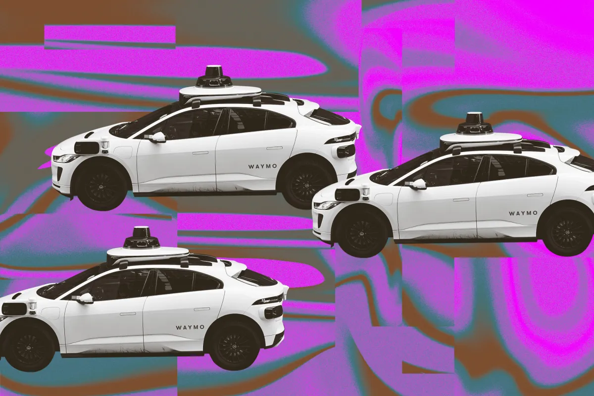 This visualization displays the Waymo Reference Driver model testing autonomous vehicle collision avoidance.