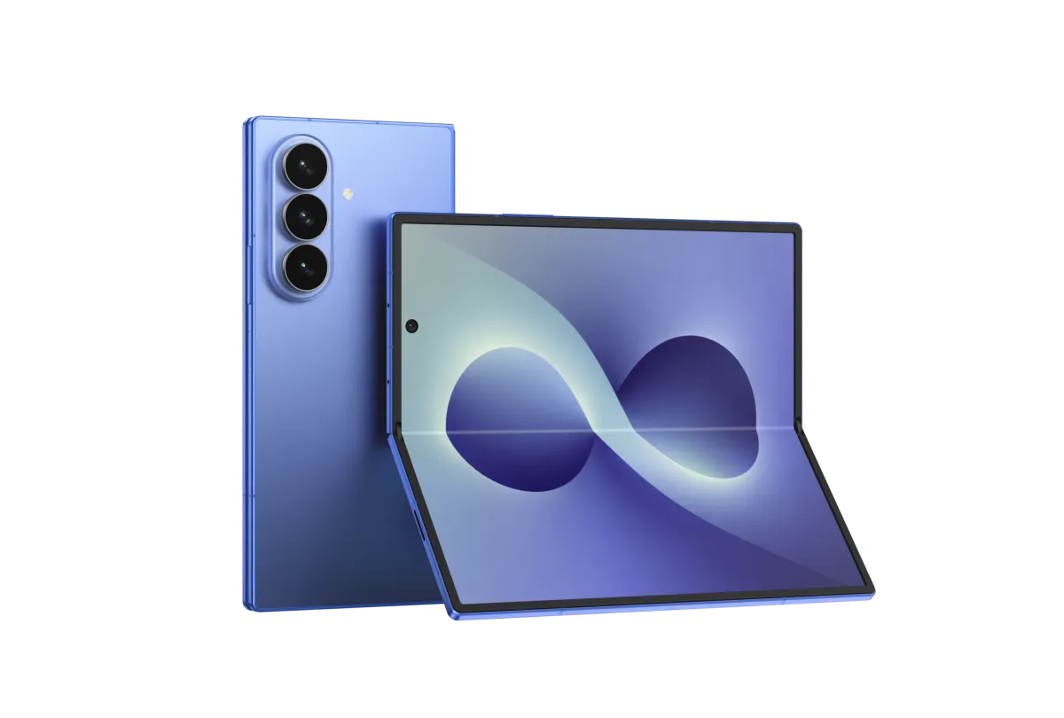 Leaked wallpaper design for the Galaxy Z Fold 8 features visual elements similar to previous Galaxy S series releases.