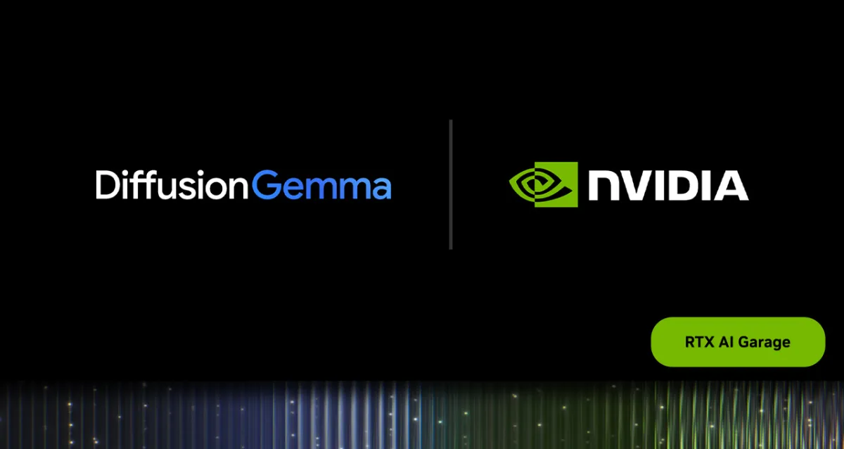 NVIDIA RTX PRO and DGX Spark hardware support local DiffusionGemma text generation inference.