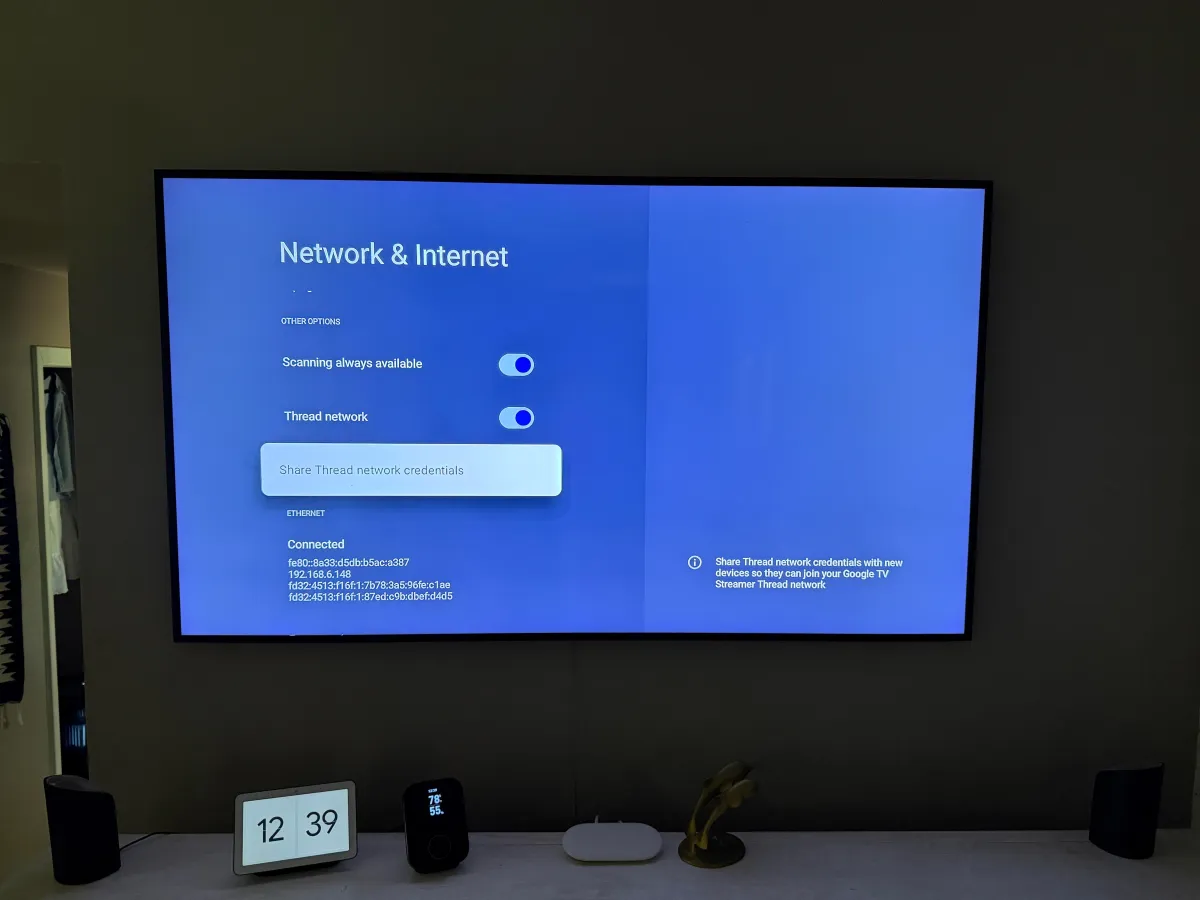 Apple and Google have updated streaming devices to support Thread 1.4 smart home networking.