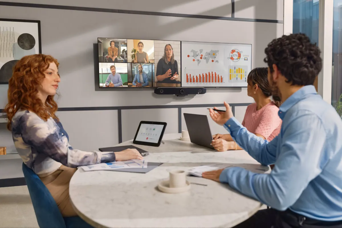 HP displays its AI collaboration framework at InfoComm 2026 to streamline distributed team workflows.