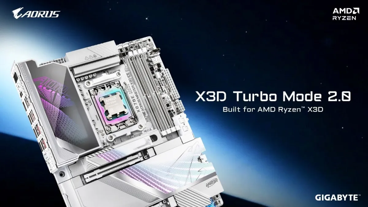 Motherboard circuitry demonstrating AI firmware integration for automated memory training and overclocking stability