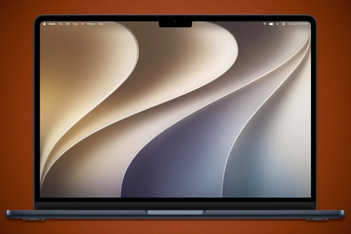 The macOS Golden Gate interface displays adjusted sidebar shading, standardized window corners, and enhanced app icon bord...