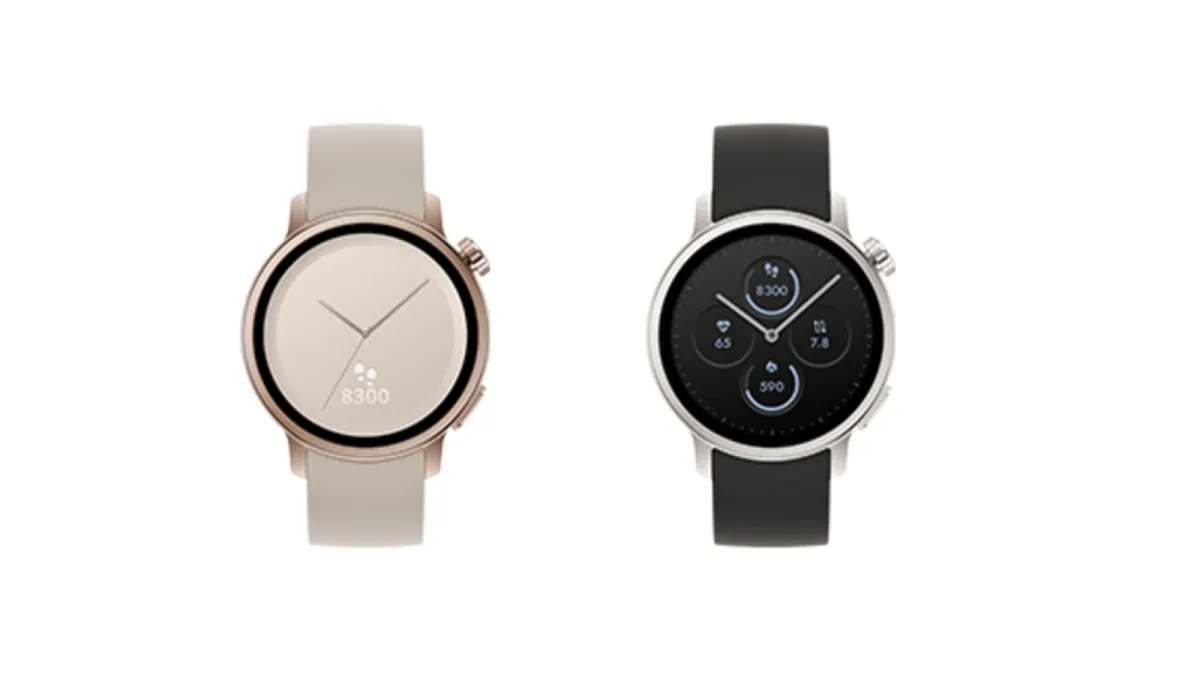The Sharp debut smartwatch features an OLED display alongside a lightweight smart ring.