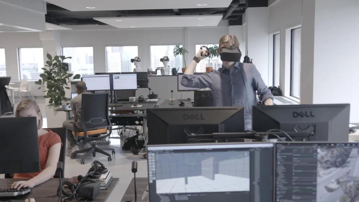 Vertigo Games Amsterdam virtual reality development facility exterior