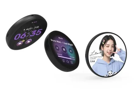 Acer’s Aspire Badge is a wearable screen that also pulls double duty for emergencies