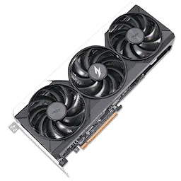 Acer Radeon RX 9070 GRE Nitro graphics card with sleek design and visible cooling fans.
