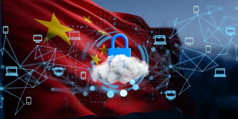 A network diagram illustrates Chinese cyber operations and botnet infrastructure targeting AI datacenters.