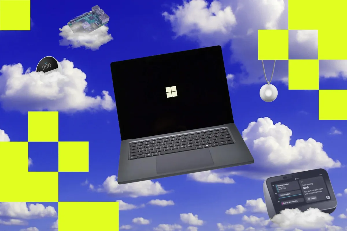 Laptop computer displaying artificial intelligence processing interface