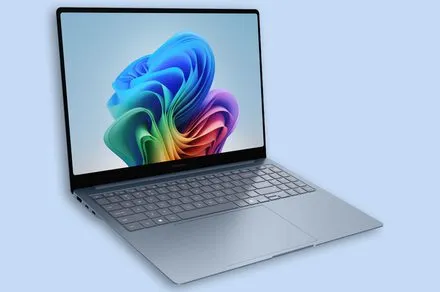 Samsung Galaxy Book6 Edge laptop featuring the Snapdragon X2 Elite chip and Galaxy AI capabilities.