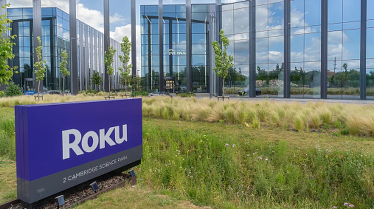 Fox and Roku executives announce the 22 billion dollar acquisition.