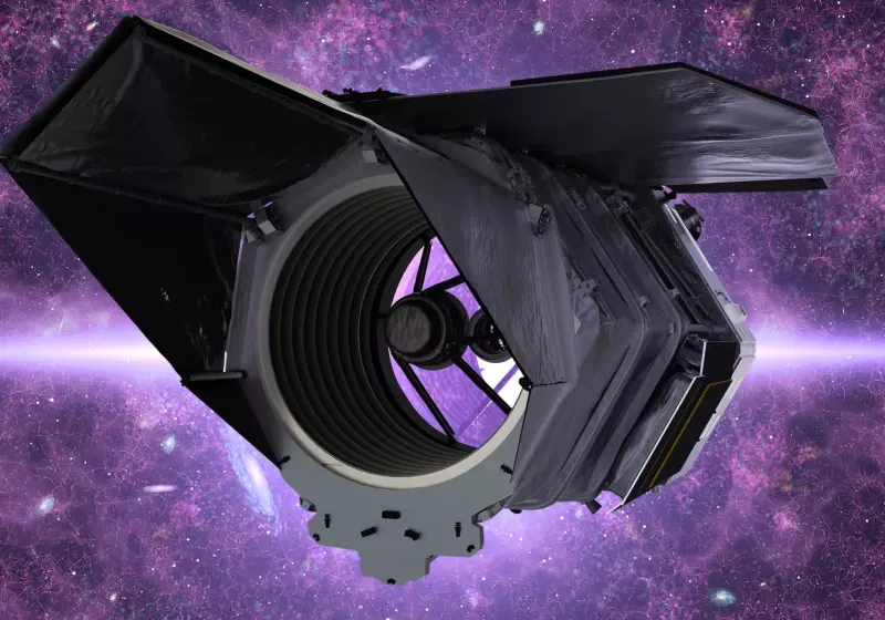NASA's Roman Space Telescope during pre-launch preparations.