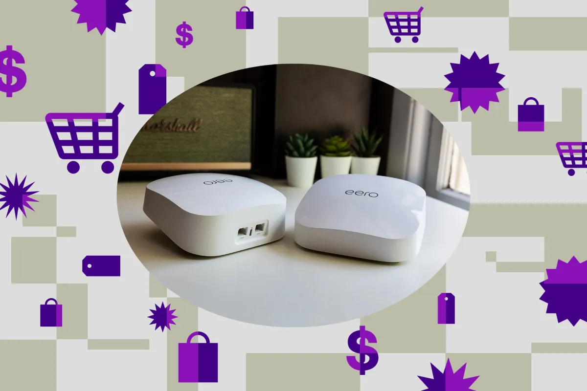 Eero Pro 6E mesh router three-pack