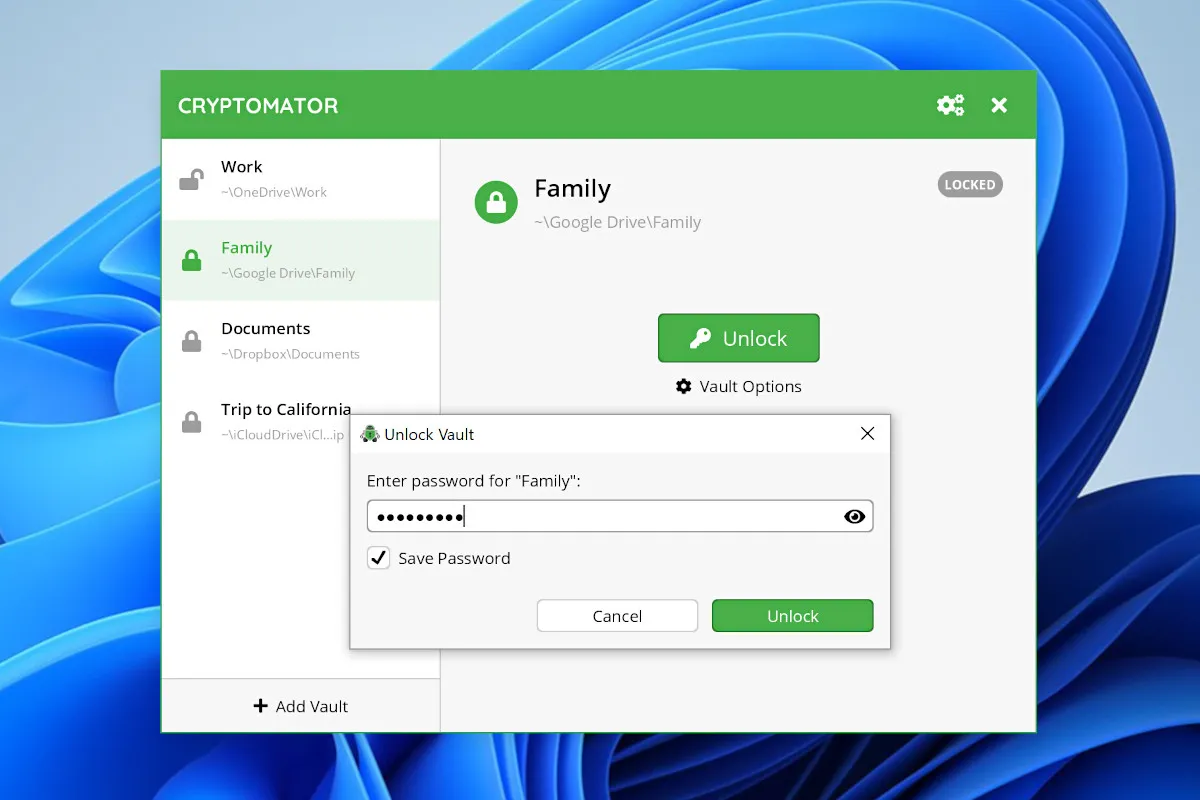 How Cryptomator Encrypts Files Locally and in the Cloud
