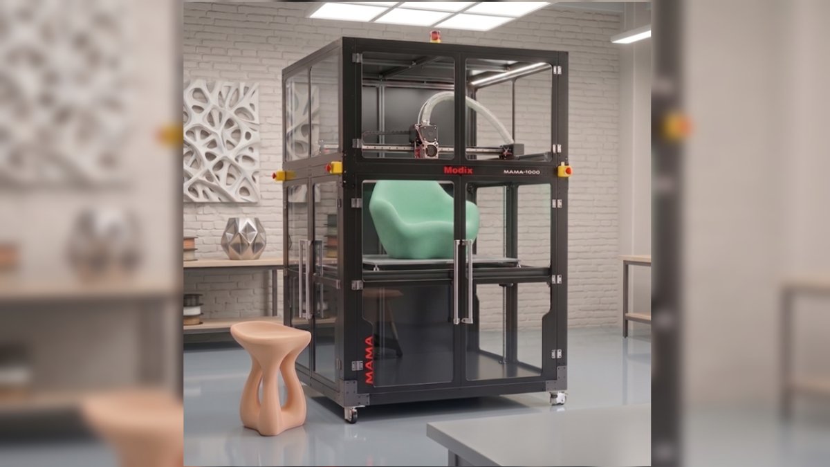 Modix MAMA-1000 Large-Scale Industrial Pellet Printer