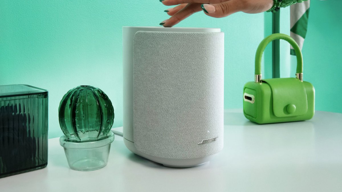 Bose smart speakers displaying the upgraded Alexa+ conversational interface.