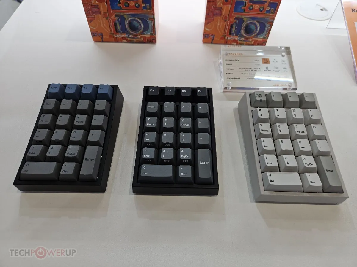 The Leopold Alchemie wireless mechanical keyboard features a CNC aluminum chassis and a separate numeric keypad.