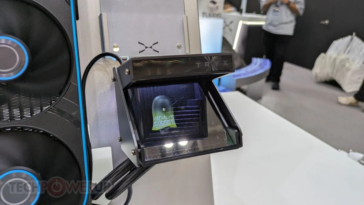 The TRYX HOLO and Panoramic V2 AIO coolers feature holographic pump heads and panoramic displays at Computex 2026.