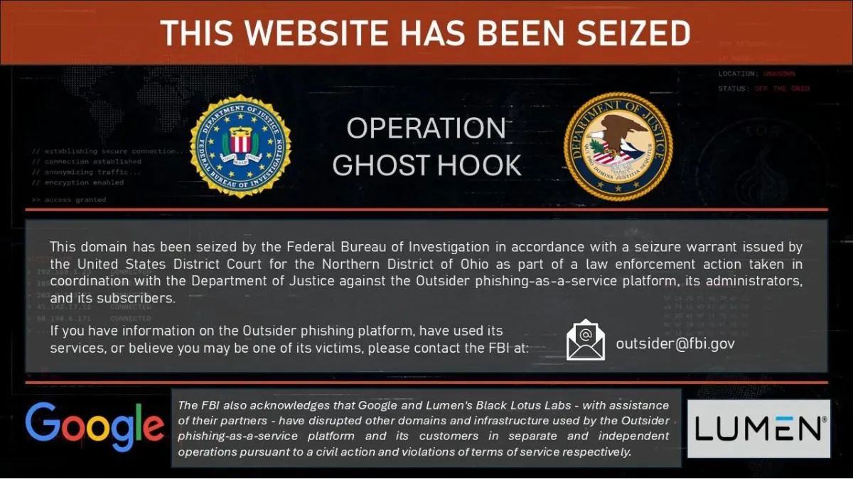 FBI and Google Dismantle AI-Driven Phishing Network