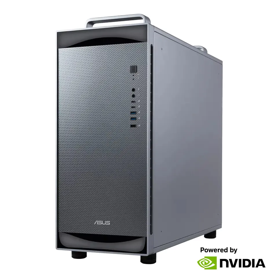 ASUS ExpertCenter Pro ET900N G3 deskside AI supercomputer with NVIDIA DGX Station architecture.