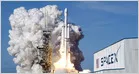 A SpaceX rocket launch illustrates financial losses and valuation debates ahead of a potential public offering.