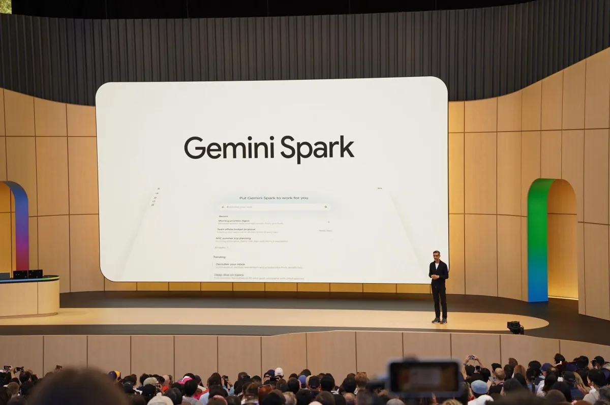 Google Gemini Spark interface displaying automated task management features