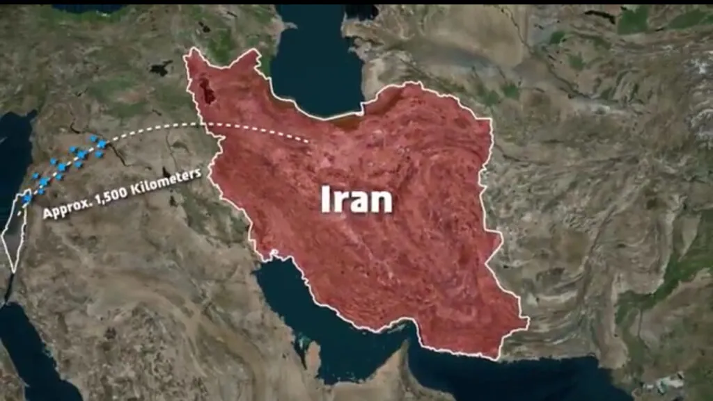 Israeli military aircraft target Iranian defense networks during a coordinated aerial operation.