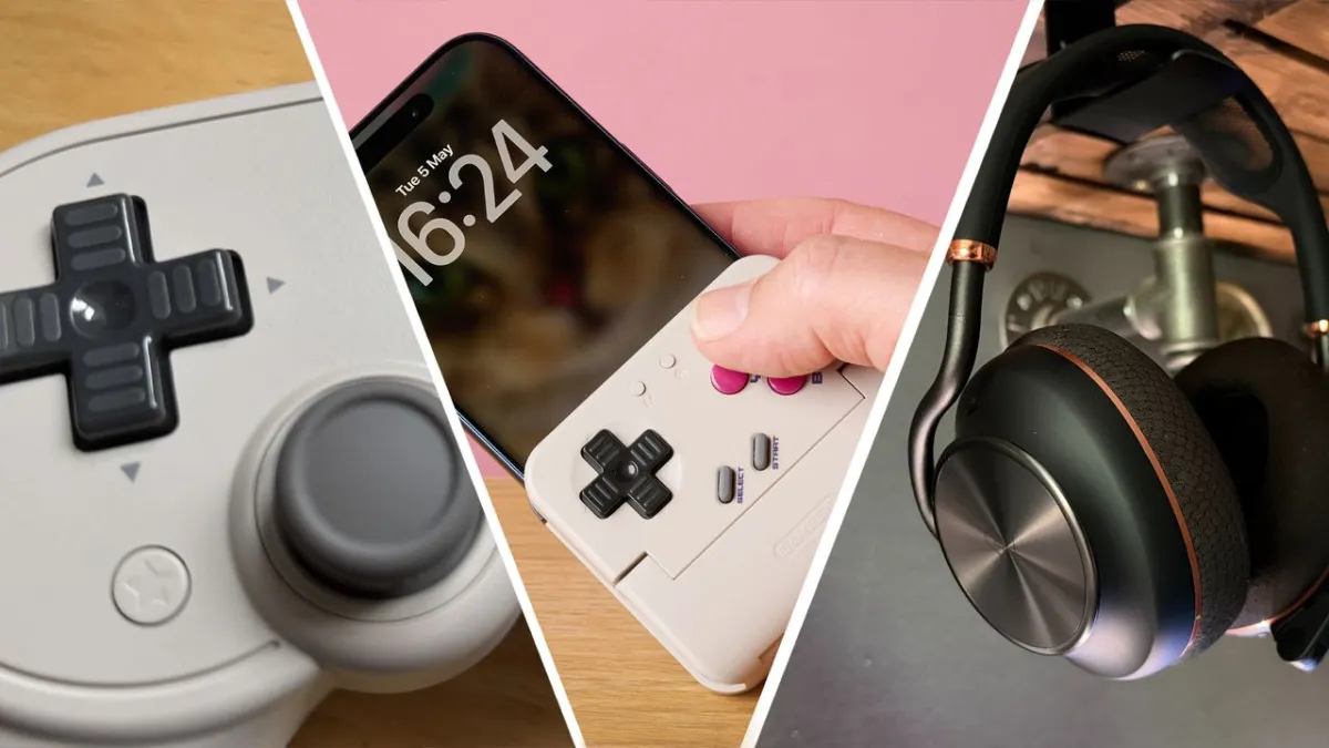 Gaming controller and audio gear arranged for hardware testing