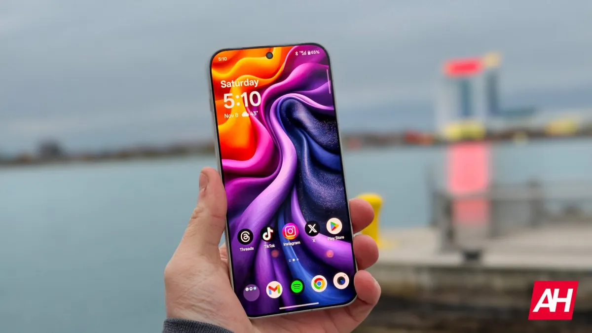 A smartphone displays a 2K OLED screen with a 240Hz refresh rate interface.