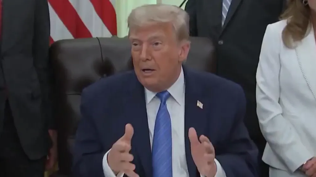President Trump warns of renewed military strikes against Iran as diplomatic talks stall following recent clashes.