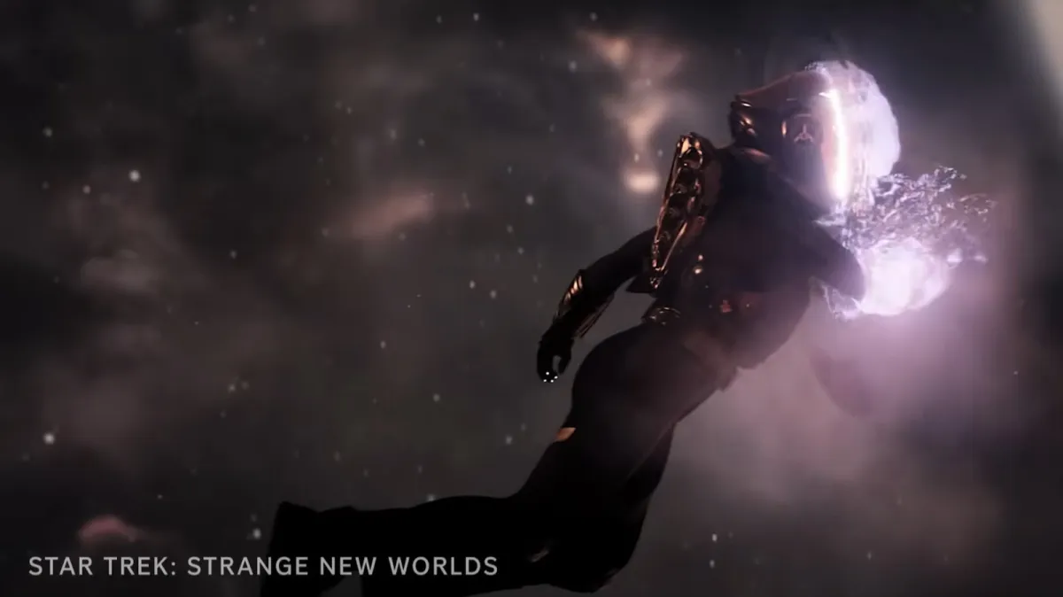 Star Trek: Strange New Worlds crew in a dramatic scene from the season four trailer