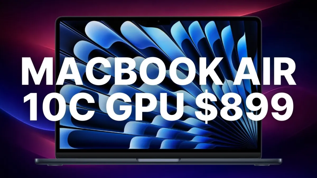 Midnight 13-inch MacBook Air M4 with 10-core GPU, 16GB memory, and 512GB storage